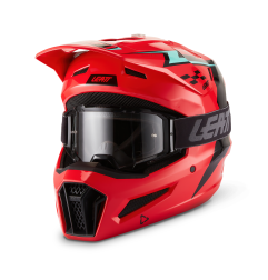 LEATT Moto 3.5 Helm - Rot