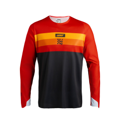 Maillot LEATT Moto 4.5 Enduro - Stripe rouge