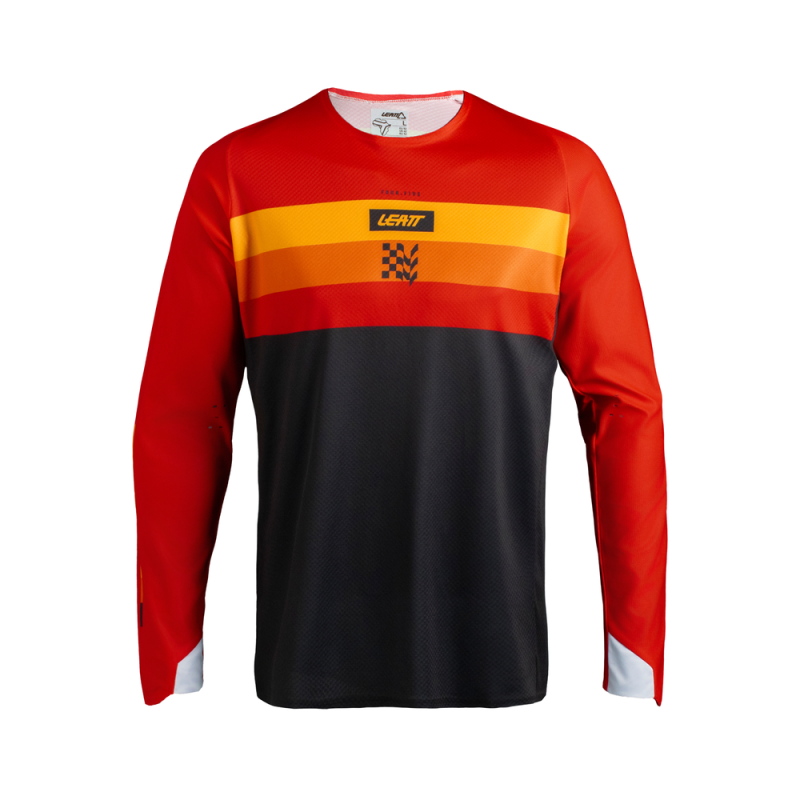 LEATT Moto 4.5 Enduro Jersey - Stripe red