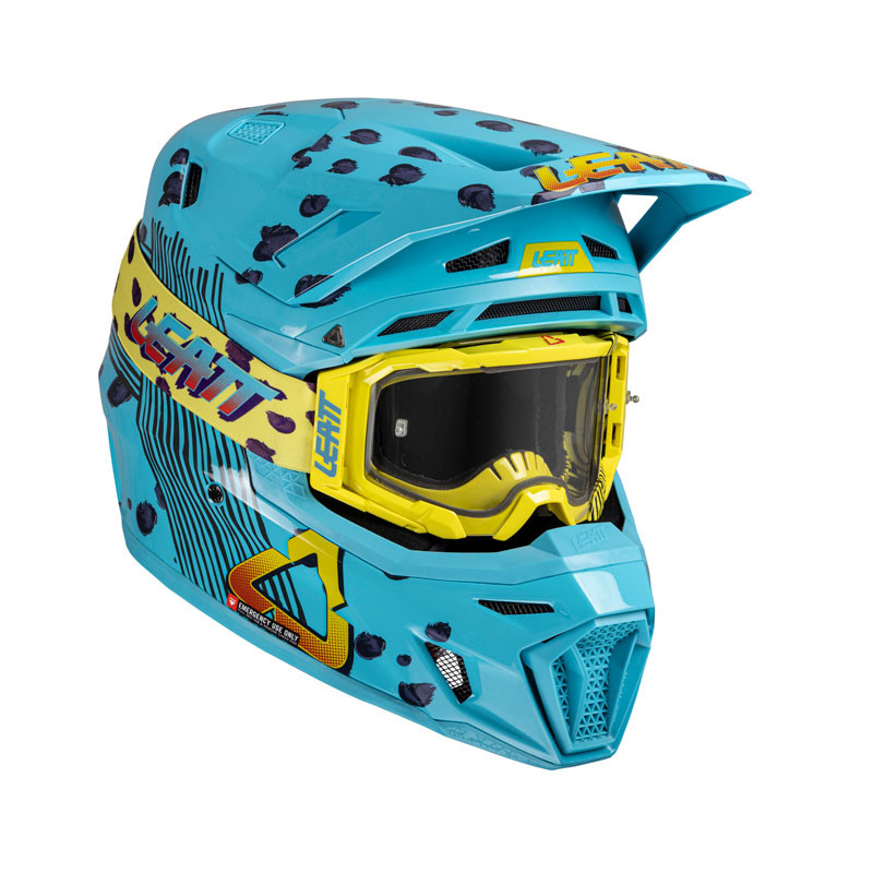 Casque LEATT Moto 8.5 2025 - jaune