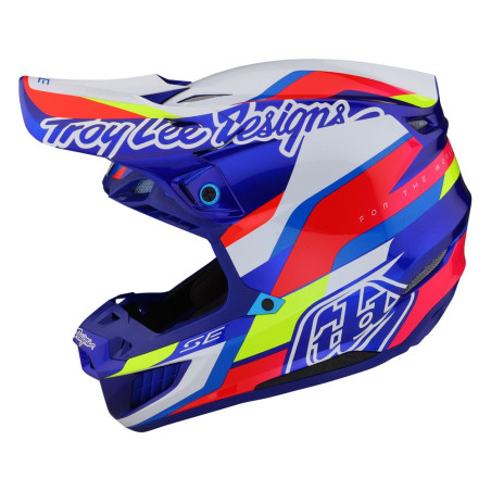 Casco TROY LEE DESIGNS SE5 ECE Composite MIPS - Omega azul