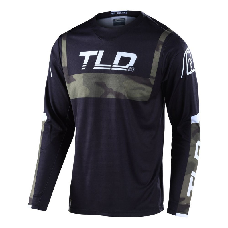 Camiseta TROY LEE DESIGNS GP - Brazen camuflaje verde militar
