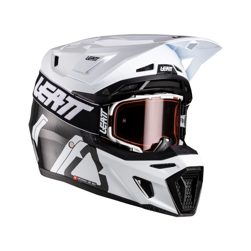 Casco LEATT Moto 9.5 2026 - carbono/blanco Casco LEATT Moto 9.5 2026 - carbono/blanco