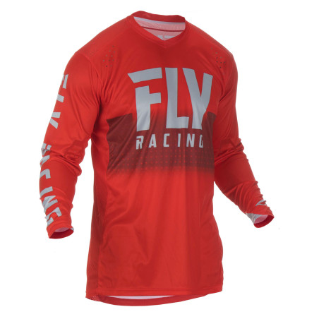 FLY RACING Lite Jersey - Rot/Grau