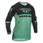 Camiseta FLY RACING Kinetic K120 - verde salvia/negro Camiseta FLY RACING Kinetic K120 - verde salvia/negro