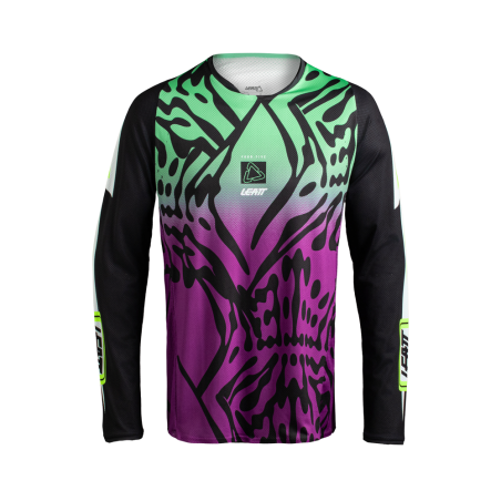 Camiseta LEATT Moto 4.5 Lite - Leopard morado