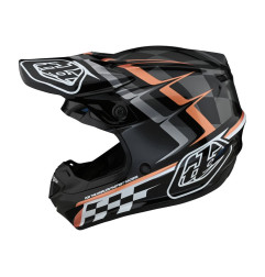 TROY LEE DESIGNS SE4 Polyacrylite Warped Helmet - black