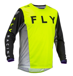 Maillot FLY RACING Kinetic Kore - jaune fluo/noir
