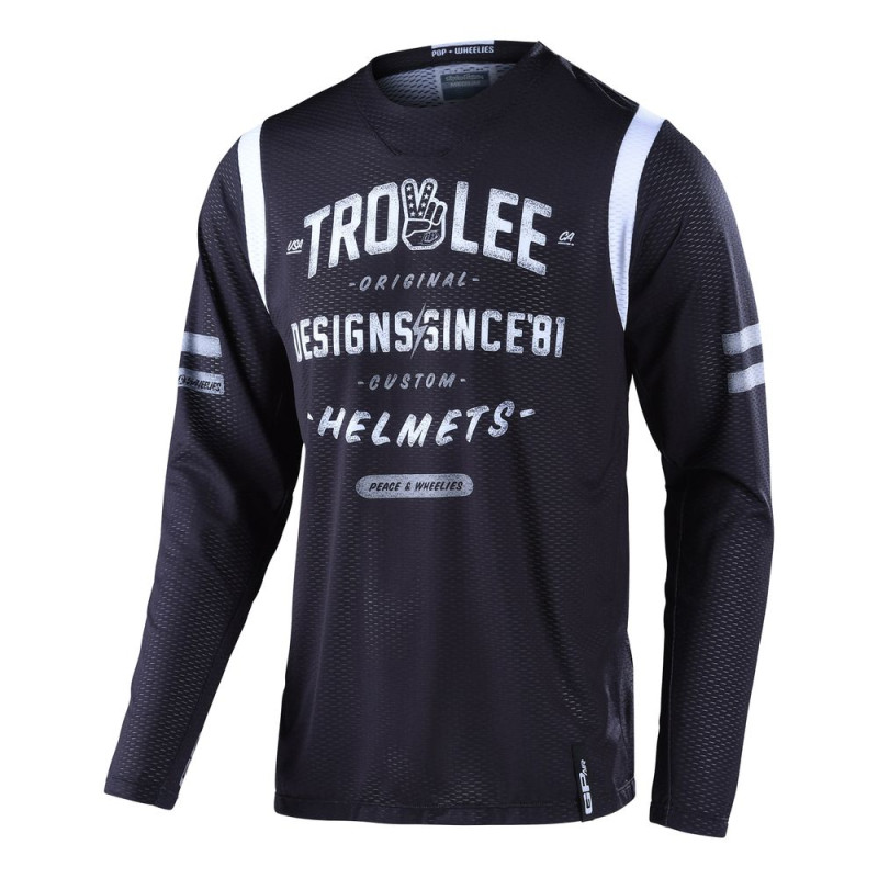 Maillot TROY LEE DESIGNS GP Air - Roll Out noir Maillot TROY LEE DESIGNS GP Air - Roll Out noir