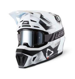 Casque LEATT Moto 7.5 - camo noir/blanc