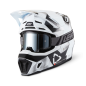 LEATT Moto 7.5 Helm - Camo Schwarz/Weiß
