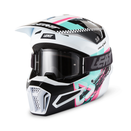 Casque LEATT Moto 3.5 - rose
