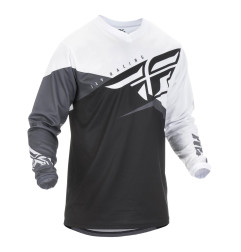 FLY RACING F-16 Jersey - black/white/grey