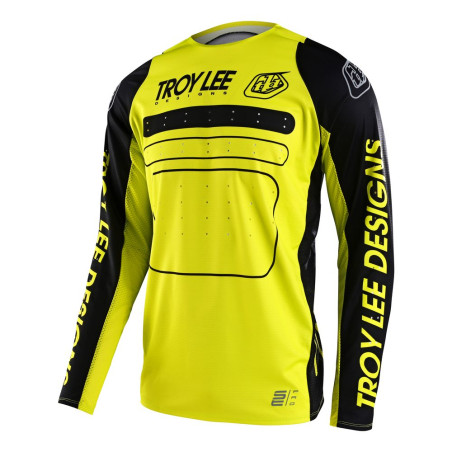 TROY LEE DESIGNS SE Pro Jersey - Drop IN Schwarz/Glo Gelb