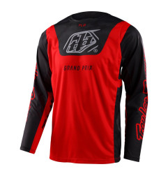 Maillot TROY LEE DESIGNS GP Pro - Blends camo rouge/noir