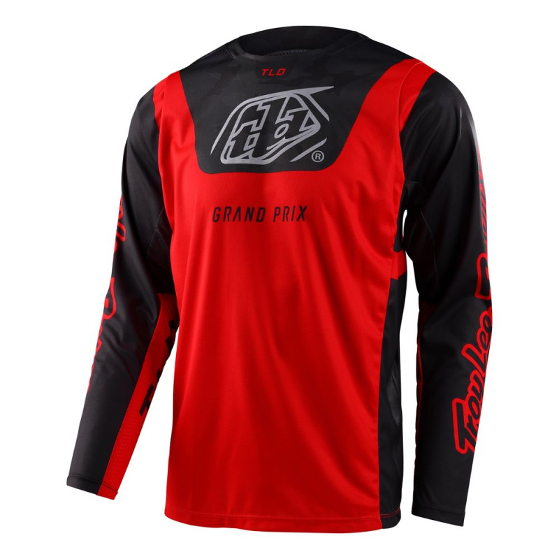 TROY LEE DESIGNS GP Pro Jersey - Blends Camo Rot/Schwarz
