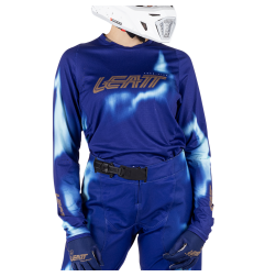 Maillot femme LEATT Moto 4.5 Lite 2026 - bleu profond