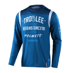 Maillot TROY LEE DESIGNS GP Air - Roll Out bleu ardoise
