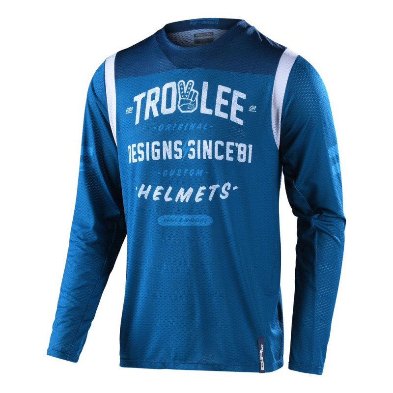 TROY LEE DESIGNS GP Air Jersey - Roll Out slate blue TROY LEE DESIGNS GP Air Jersey - Roll Out slate blue