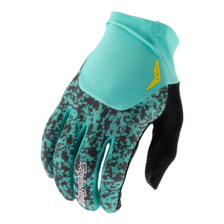Gants TROY LEE DESIGNS Ace - YO Moto Real bleu canard