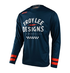 Maillot TROY LEE DESIGNS Scout GP - Ride ON bleu ardoise