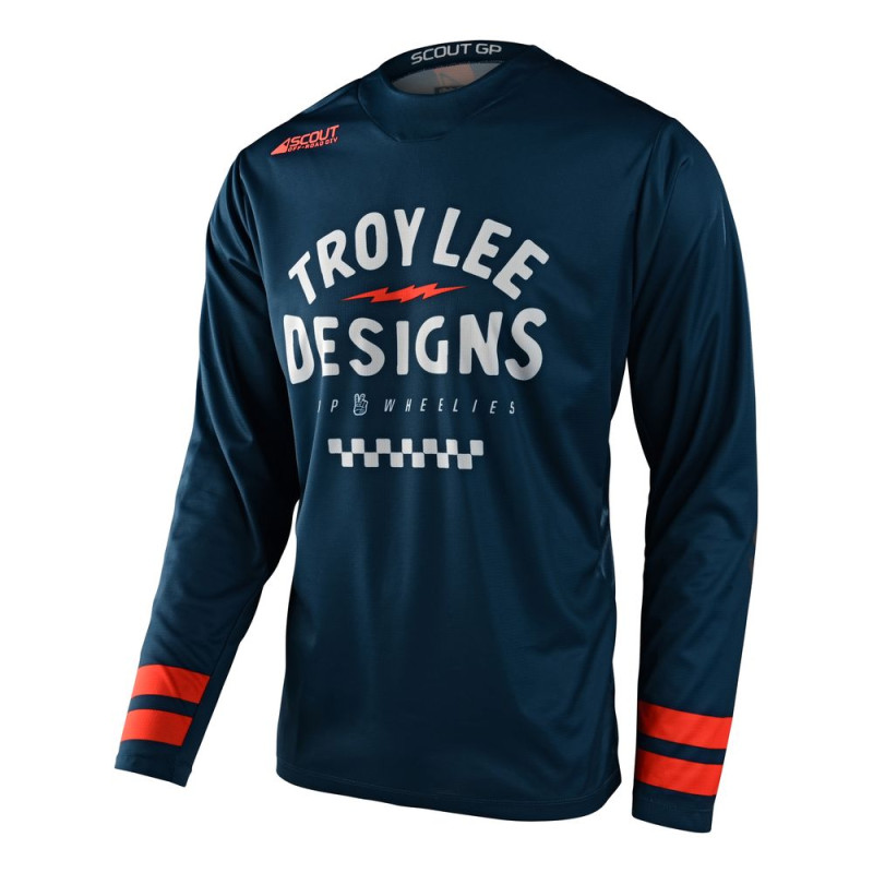 TROY LEE DESIGNS Scout GP Jersey - Ride ON Schieferblau