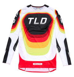 Maillot enfant TROY LEE DESIGNS GP Pro - Reverb rouge/blanc