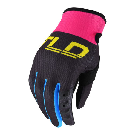 Gants femme TROY LEE DESIGNS GP - noir/jaune