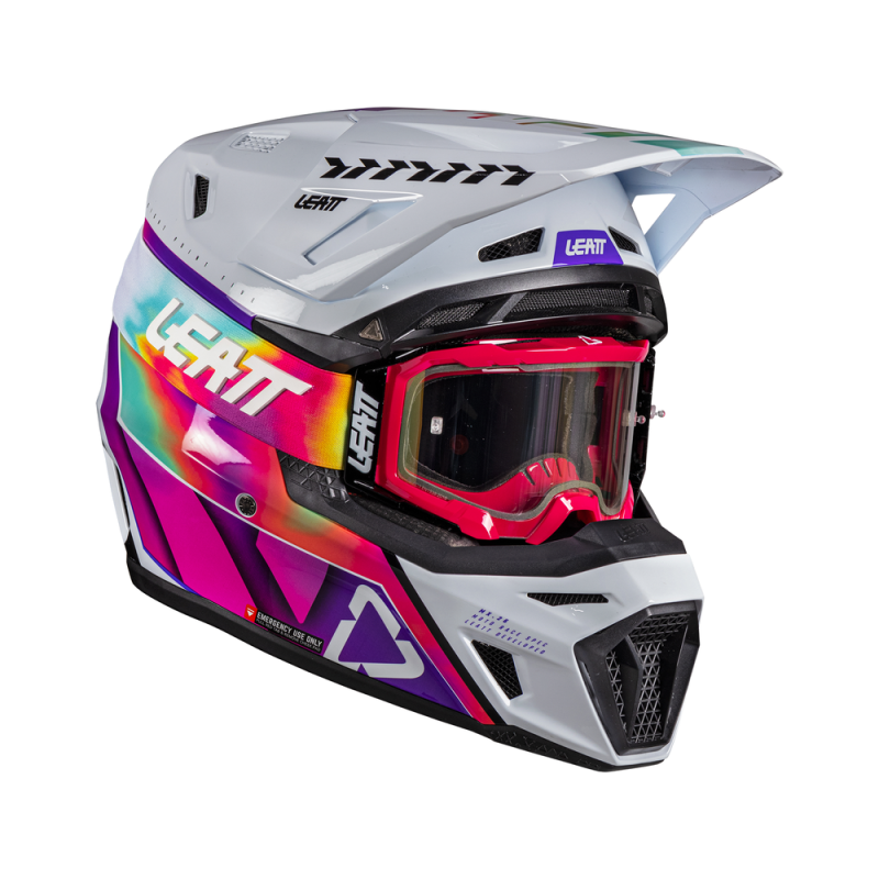 Casque LEATT Moto 8.5 2026 - Pinata bleu canard