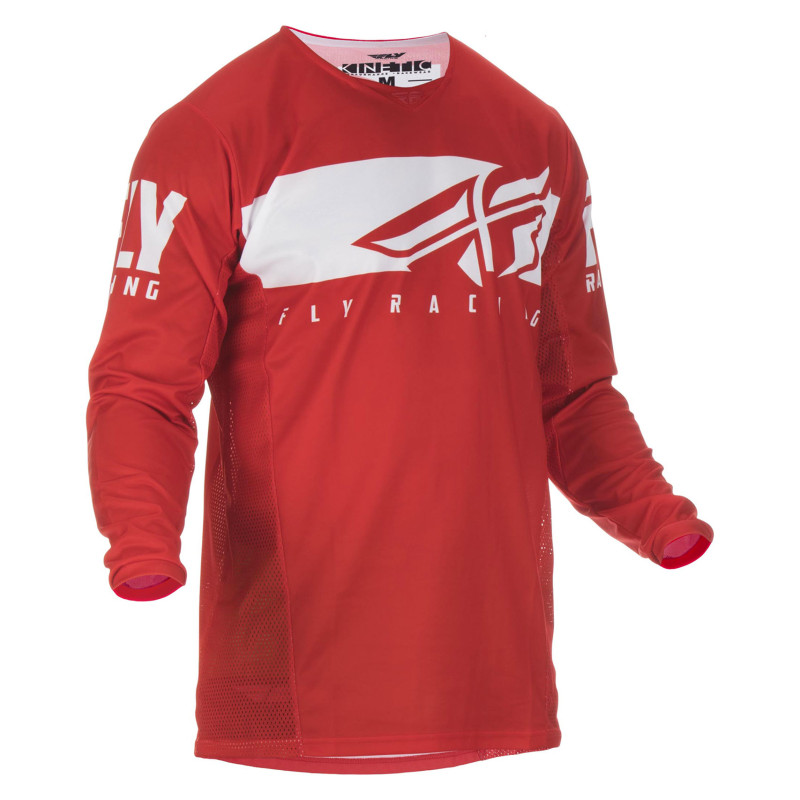 FLY RACING Kinetic Shield Jersey - red/white