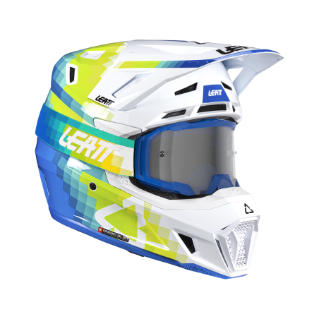 Casco LEATT Moto 7.5 2026 - Pixel azul