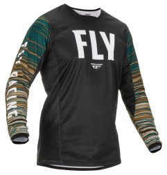 Maillot FLY RACING Kinetic Wave - noir/rhum