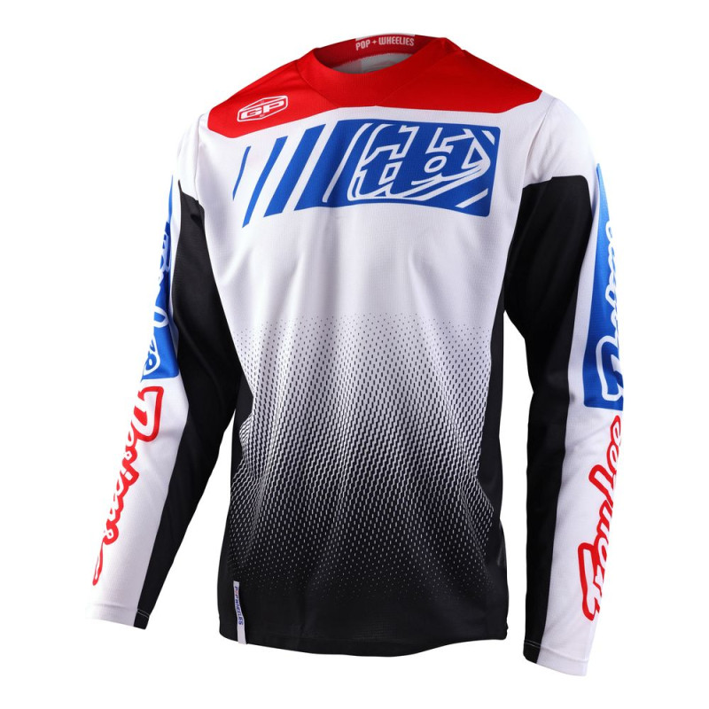 Camiseta TROY LEE DESIGNS GP - Icon negro/azul Camiseta TROY LEE DESIGNS GP - Icon negro/azul