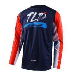 Maillot TROY LEE DESIGNS GP Pro - Partical bleu marine/orange