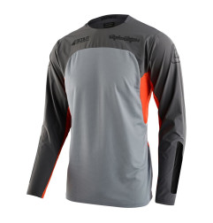 Camiseta TROY LEE DESIGNS Scout SE - Systems gris/naranja flúor