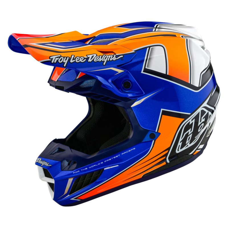 Casque TROY LEE DESIGNS SE5 ECE Composite Efix - bleu
