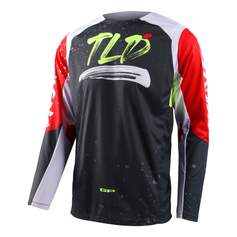 TROY LEE DESIGNS GP Pro Jersey - Partical black/glow red