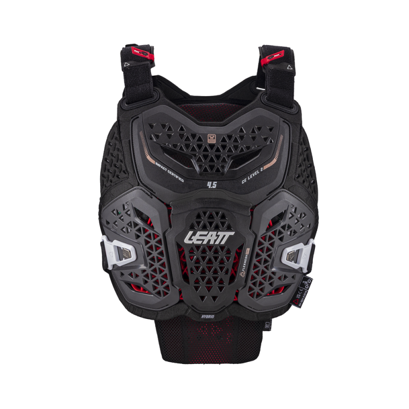 LEATT 4.5 Hybrid Damen-Brustpanzer - Schwarz