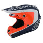 Casco infantil TROY LEE DESIGNS SE4 Poly - Corsa azul marino/naranja Casco infantil TROY LEE DESIGNS SE4 Poly - Corsa azul marino/naranja
