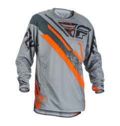 Maillot FLY RACING Evo - gris/orange/noir