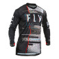 Maillot FLY RACING Lite Glitch - noir/rouge/bleu