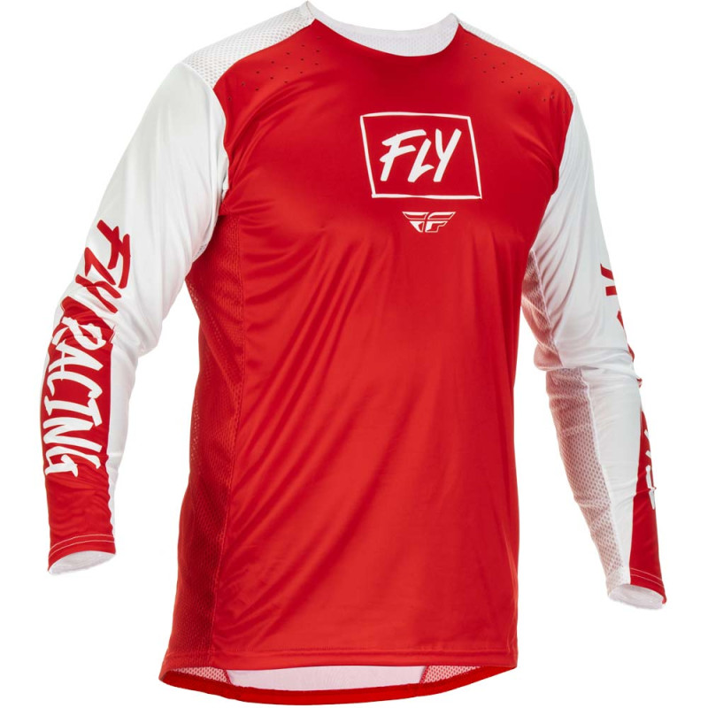 FLY RACING Lite Jersey - Rot/Weiß