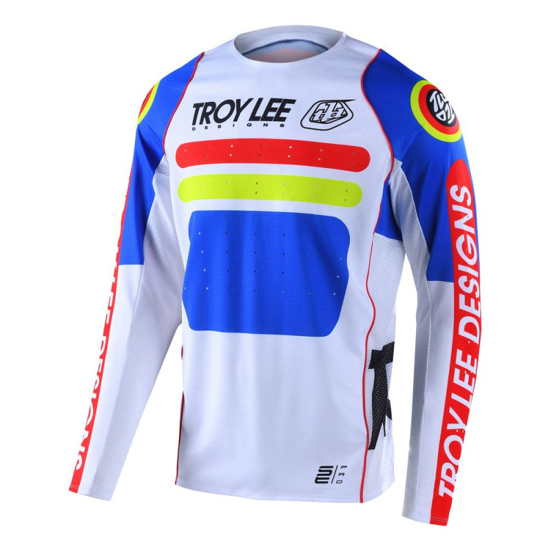 Camiseta TROY LEE DESIGNS SE Pro - Drop IN blanco