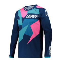 LEATT Moto 4.5 Lite Jersey - Blau/Pink
