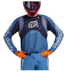 Camiseta TROY LEE DESIGNS SE Pro Air - Pinned azul