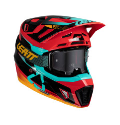 LEATT Moto 7.5 2025 Helm - Rot