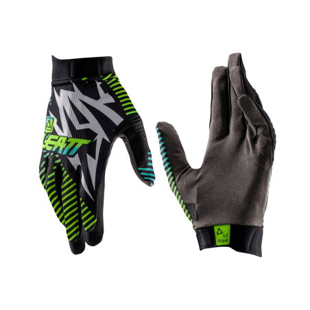 Guantes LEATT Moto 1.5 GripR - Storm verde azulado