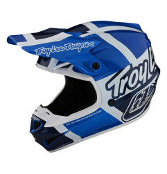 TROY LEE DESIGNS SE4 Polyacrylite Kids Helmet - Quattro blue