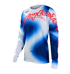 TROY LEE DESIGNS GP Pro Kinder-Jersey - Lucid Weiß/Blau
