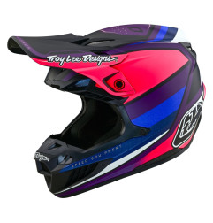 TROY LEE DESIGNS SE5 ECE Comp. Reverb Helm - Schwarz/Lila